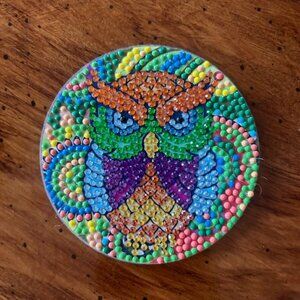 Bejeweled Owl Coaster